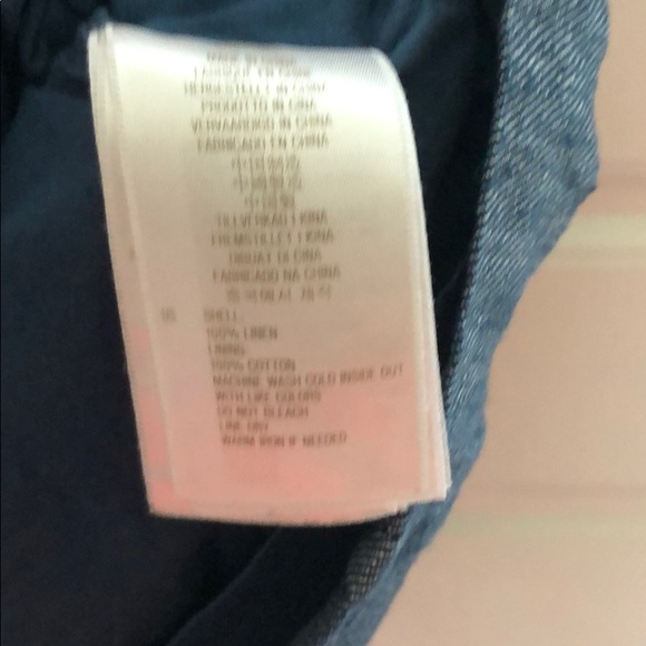 Linen denim skirt - Picture 4 of 4